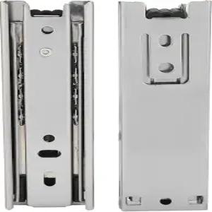 HAOHIZE 5인치 서랍 슬라이드 2PCS 소프트 클로즈 볼 베어링 러너 풀 익스텐션 사이드 마운트 미니 레일