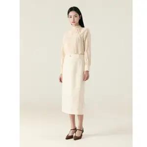 (스타필드 안성 로엠) 벨티드 H라인 롱 스커트 (세트) RMWHG24R11