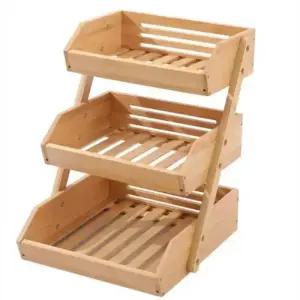 빵진열대 우드트레이 계단식 베이커리 3층 쇼케이스