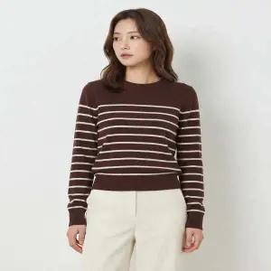 SPAO 소프트얀 여성 라운드넥 니트_SPKWG23W01