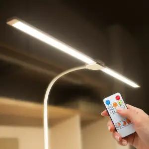 학습 공부 스탠드 70cm 프로 와이드 조명 클램프형 + 리모컨포함 아이스터디