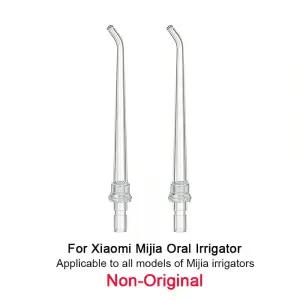 샤오미 미지아 구강 세정기 모든 모델용 교체용 워터 플로서 노즐 워터픽 스탠다드/교정용 리필 팁 2개