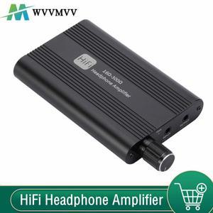 WvvMvv 16-300 옴 헤드폰 앰프 16-150 HiFi 이어폰 3.5mm 잭 Aux 휴대용 조절 오디오