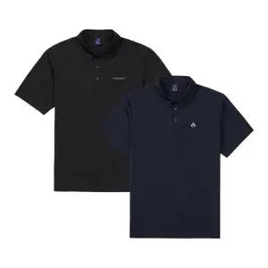 몽벨 남성 기본 카라 반팔 티셔츠