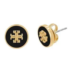 [토리버치] 90547 720 키라 서클 로고 에나멜 스터드 귀걸이