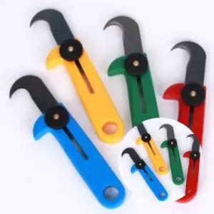 택배 박스 커터 작업용 커터칼 상자 개봉용 까대기칼 밴딩끈 절단 장비 슬라이더