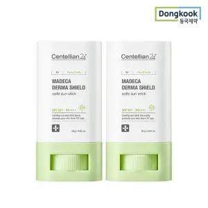 센텔리안24 마데카 더마쉴드 세이프 쿨링 선스틱 18g 2개 SPF50