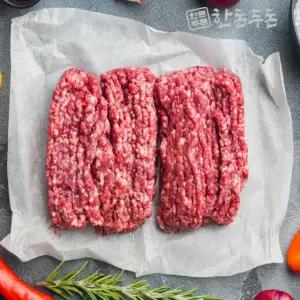 호주산 소고기 차돌양지 소다짐육 업소용 다진소고기 1kg