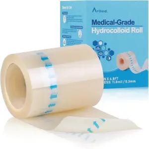 관리용 하이드로콜로이드 테이프 롤 프리미엄 보호 드레싱 자가 접착 고흡수성 유연성 및 방수