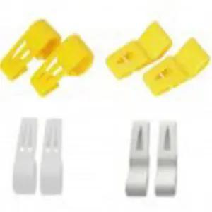 건설 안전모 클립 작업용 산업용 플라스틱 안전모 고글 클립 고정 보호용 안전용 보호 헬멧