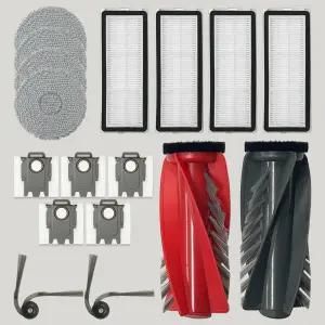 올데이컴퍼니 로보락 Q revo curv C pro L Edge 호환 로봇청소기 소모품 물걸레 더스트백 브러쉬 필터 사이드 걸레 먼지봉투 패키지 SET