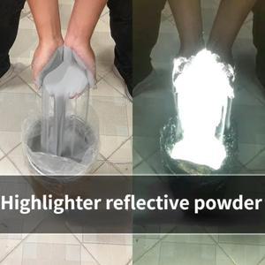 스크린 인쇄 반사 분말 잉크 코팅 도로 건설 400 메쉬 고광택 흰색 은색