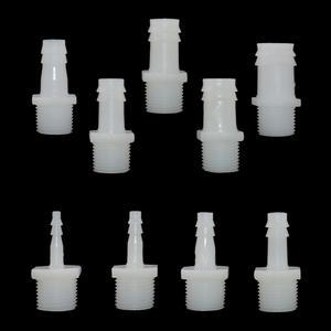 호스 바브 커넥터 피팅 수나사 워터 튜브 커플러 인치 4mm 6mm 8mm 10mm 12mm 14mm 16mm 18mm 20mm