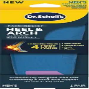 닥터숄스 힐 앤 아치 하루 종일 정형외과 남성용 8-12 1켤레 길이 3/4