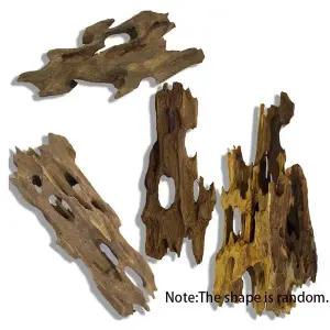 수족관 장 랜덤 모양 천연 유목 1개 침수 가능 파충류 나무 가지 어항 테라리움 장식