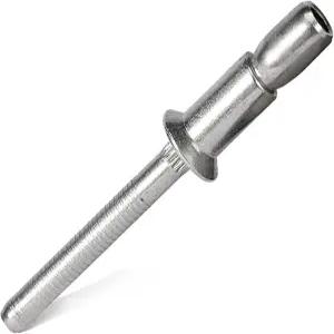 3/16인치 x 1/2인치 산업용 내부 잠금 돔 헤드 구조용 리벳 팝 - 대형 프로젝트를 위해 설계된 견고한