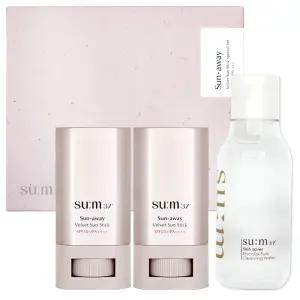 숨37도 선 어웨이 벨벳 선스틱 기획세트(듀오)