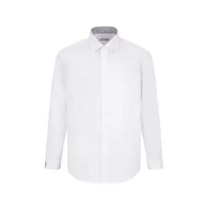 [PRIVATE SALE] 텐셀 도비 배색 164 비즈니스 셔츠 화이트 SE5SM11LS164SWH