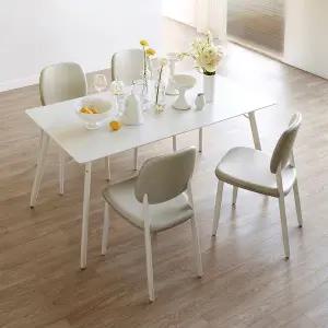 일룸 식탁 의자 테이블 카페 식당 가죽 인테리어 비비 솔리드 MNS