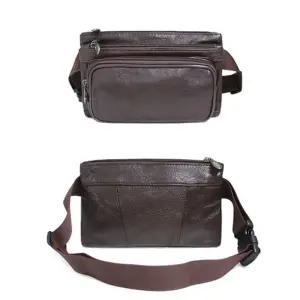 DKES 가죽 힙색 355L백 보조가방 웨이스트백 힙쌕 허리 크로스쌕