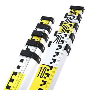 눈금자 7m 스타프 건설 두께 알루미늄 5M 막대자 토목 타워 건설현장 크랙 강화형