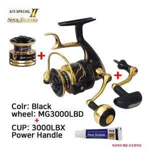 상우릴 2세대 MG3000LBX 국내AS가능 테크늄브레이크릴 스풀자유조합