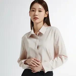 [스타필드 하남 스파오][링클프리] 레귤러핏 실키 셔츠_SPBWE49W01