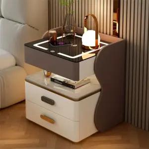 충전협탁 무선 스마트 침대협탁 협탁 미니 테이블