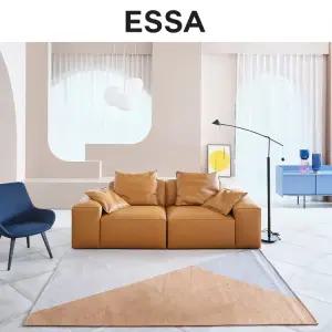 버틀러 3인 베티버 소가죽 소파