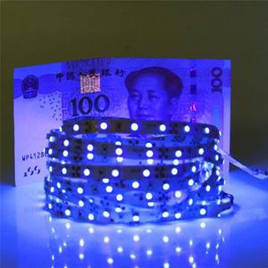 0.5m 1m 2m 3m 4m 5m SMD 2835 UV 유연한 LED 스트립 조명 12V 60ledsm 395-405nm 자외선 방수 비IP65 다이