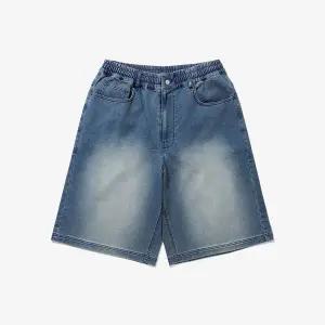 [뉴에라](광주신세계)워시드 스웨트 버뮤다 팬츠 블루 14954606