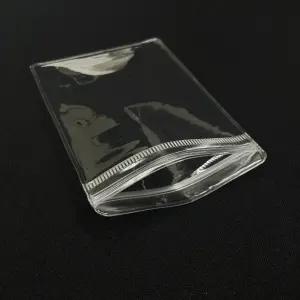 소형 소품 포장 투명 PVC 지퍼백 8x12 100매