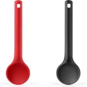 Armrounds 롱 핸들 실리콘 믹싱 스푼 12인치 교반 논스틱 내열 고무 요리 베이킹