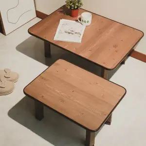 원룸 좌식 테이블 가정용 다용도 밥상 접이식 좌식 테이블 작은 휴대용 트레이 베드 책상