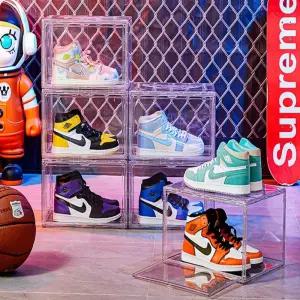 투명 슈케이스 슈박스 전면 자석 신발정리 아크릴박스 신발케이스