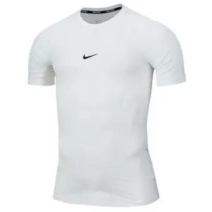 624CAS 프로 드라이 타이츠 탑 S S트레이닝복상의 반팔 편한 운동 운동의 화이트 흰색라운드티 헬스 체육