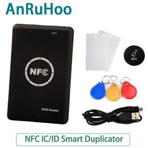 RFID 이중 주파수 복사기 NFC 스마트 호환 칩 카드 암호화 리더 13.56Mhz 키 125Khz 토큰 작가 복제 프로그