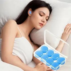 수험생 직장인 숙면용 귀마개 실리콘 소음차단 이어플러그 층간소음 방지 수영