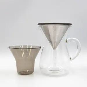 킨토 드리퍼 슬로우 커피 카라페세트 300ml,600ml 스테인리스필터 핸드드립 홈카페세트