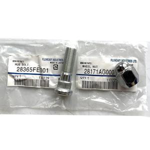 NBJKATO 브랜드의 새로운 정품 휠 허브 볼트 스터드 너트 28171AG000,28365FE001 스바루 포레스터 임프레자