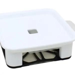 서랍식 정사각 화분 물받이 받침 - 2호 25.5x25.5cm/화병/받침대/물받침/받이/물받침대/거치대/플라스틱/용