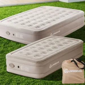 자동 에어매트 휴대용 원터치 매트리스 캠핑 에어매트 텐트용 자충 차량용 침구 차박