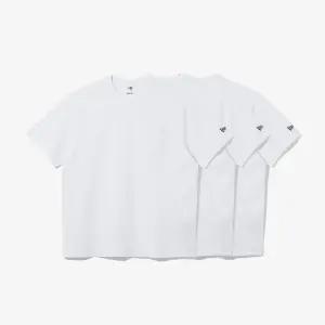 뉴에라 [스타필드 하남] LIGHTERA 에센셜 3팩 포켓 반팔 티셔츠 화이트 / 14697422