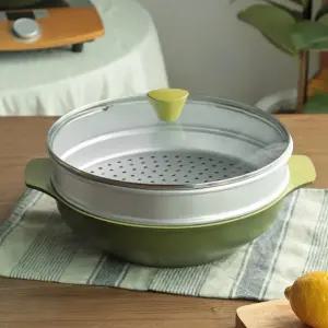 만두 냄비 알루미늄 찜기 전골냄비 찜 세트 IH 다용도 궁중전골 28cm 인덕션 찜솥