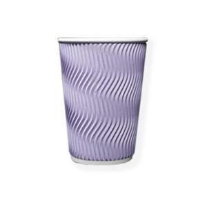 3중 단열컵 13온스 (웨이브 라벤더) 500개 BOX 종이컵 핫컵