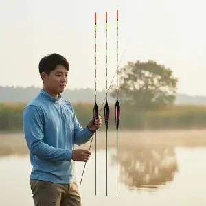 민물 붕어낚시 고감도 발사 막대찌 3p세트 39.5cm 저부력찌