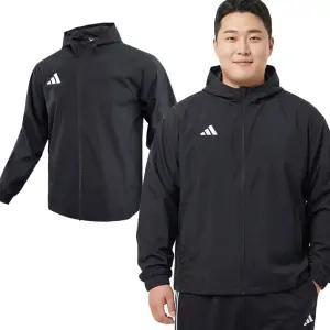 아디다스 엔트라다26 바람막이 후드 점퍼 가슴둘레110-140cm 빅사이즈 잠바 남자 집업 운동 봄 가을