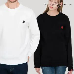 [비버리힐스폴로클럽]남여공용 특양면 자수로고 맨투맨 티셔츠_P350650423