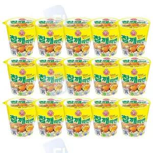 오뚜기 X6L4K4P0 참깨라면 65g 소컵 15개 미니컵 컵라면 고소한