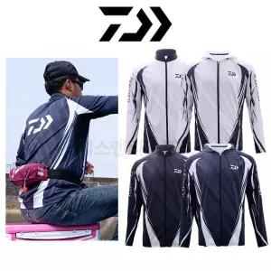 다이와 DAIWA 낚시복 긴팔 티셔츠 DE-5326CS 여름 아이스쿨 자외선차단 낚시 상의